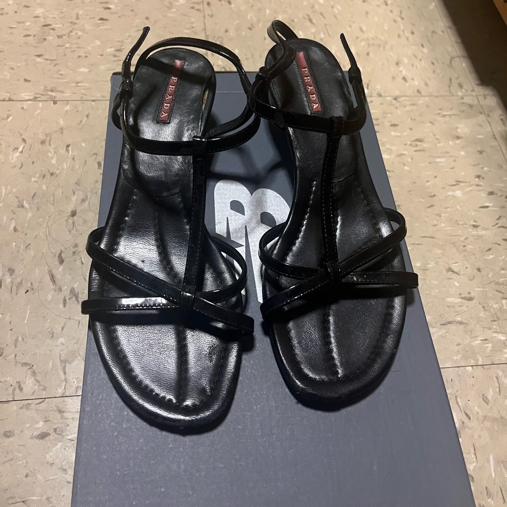 Prada wedge sandals